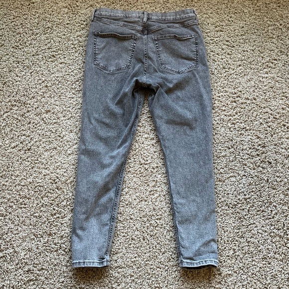 Gray Topshop Jamie acid wash jeans - Picture 3 of 3